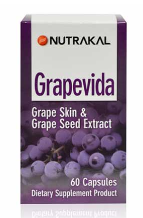  NUTRAKAL Grapevida Wine Extract 60cap